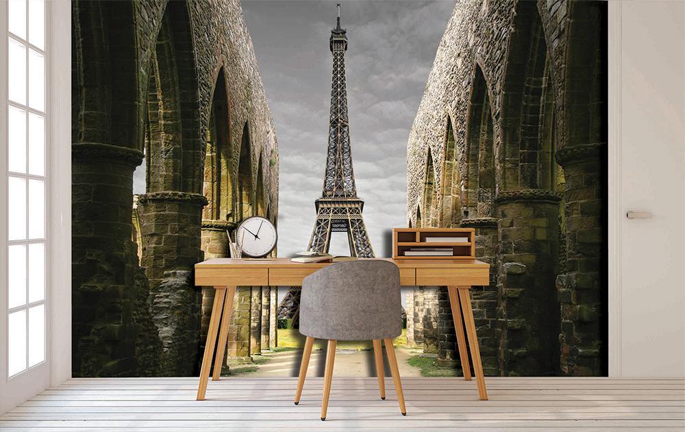 Papier peint tour Eiffel - papier peint sur mesure francais - muralconcept