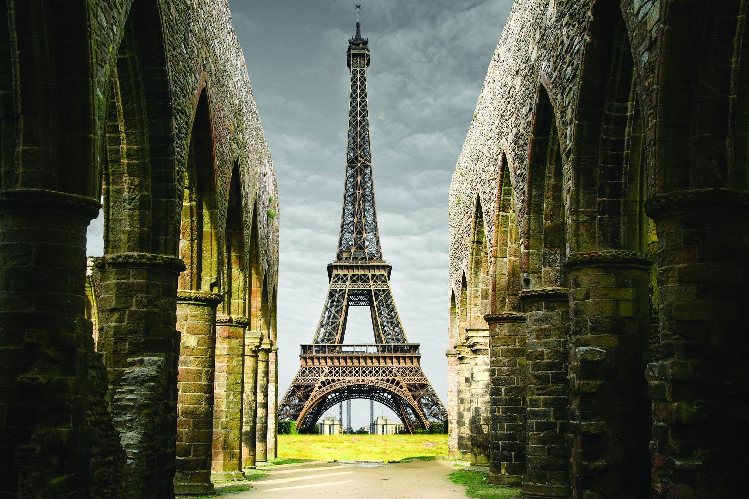 Papier peint tour Eiffel - papier peint sur mesure francais - muralconcept