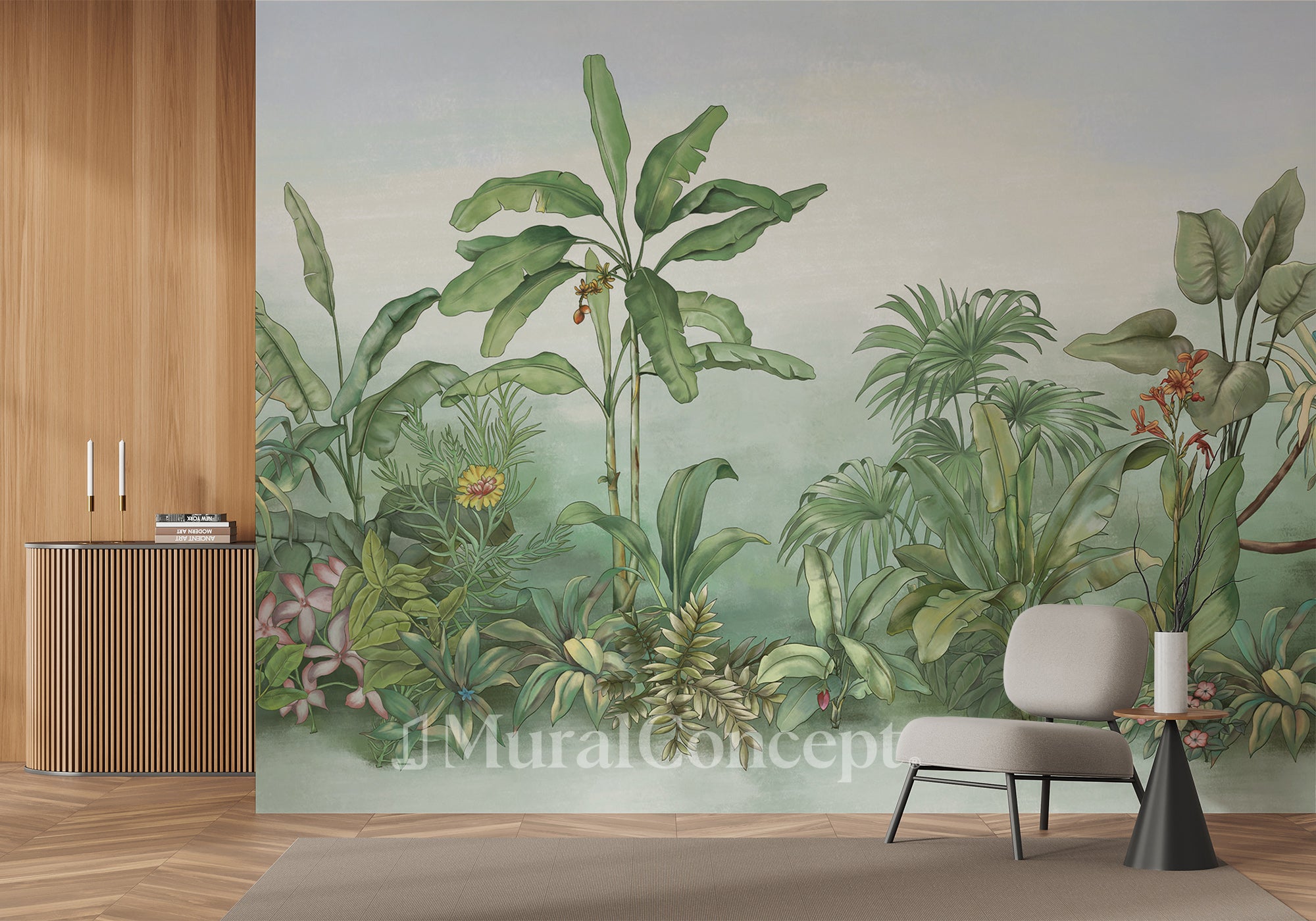 Papier peint Végétal Botanic - panoramique français