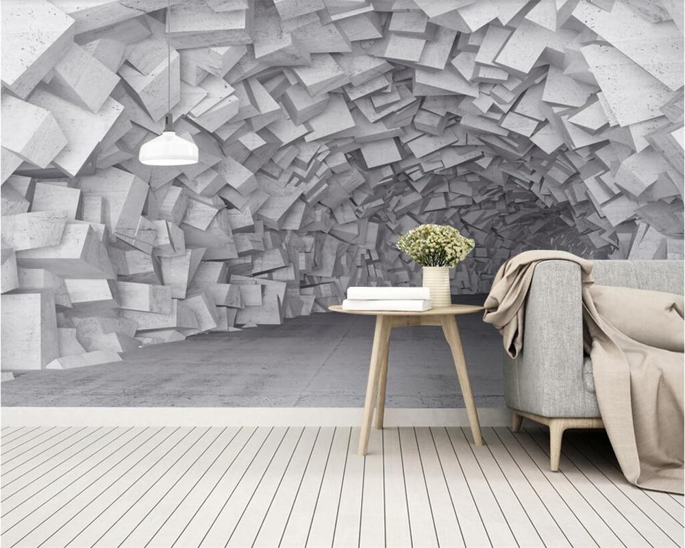 Papier peint White Perspective - papier peint sur mesure francais - muralconcept