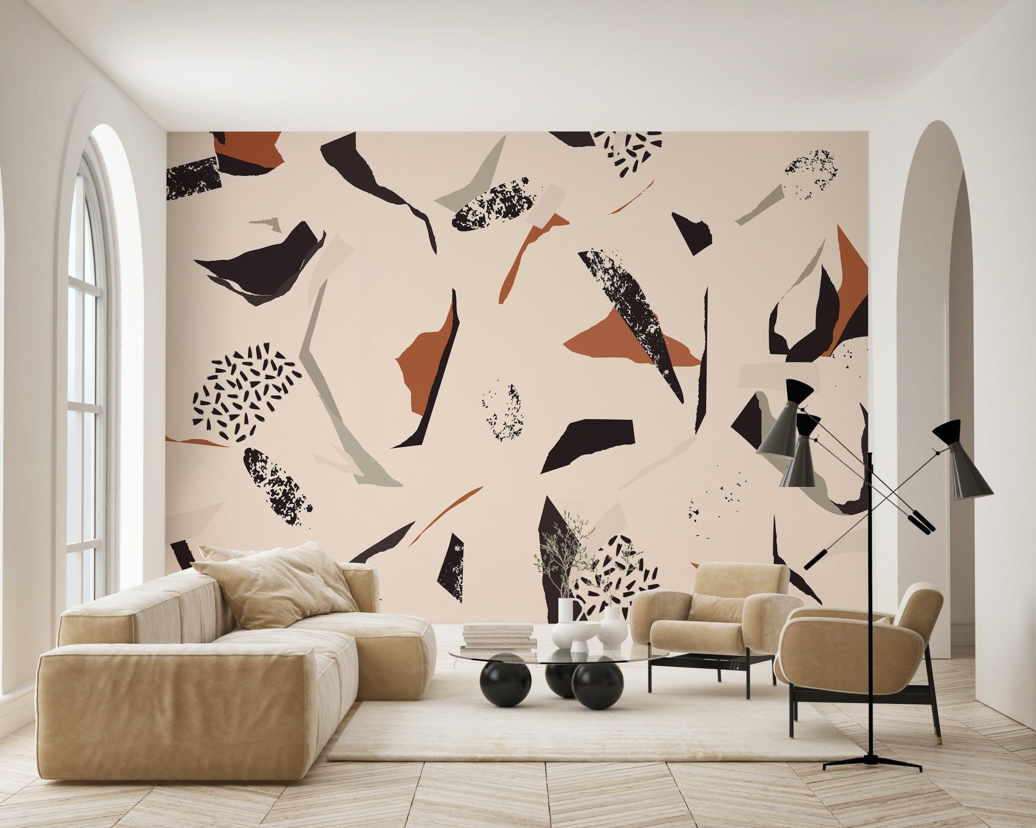 Papier peint éclat chromatique - panoramique français